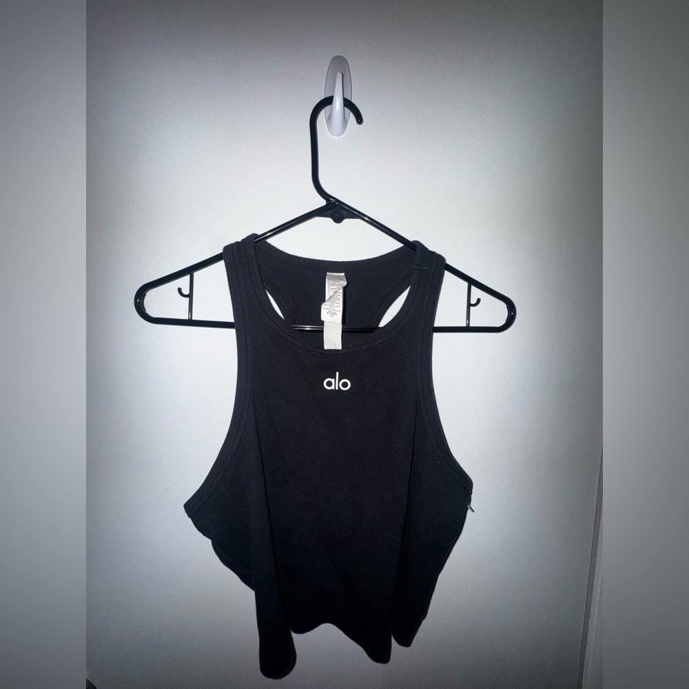 ALO Yoga Classic Black Tank Top